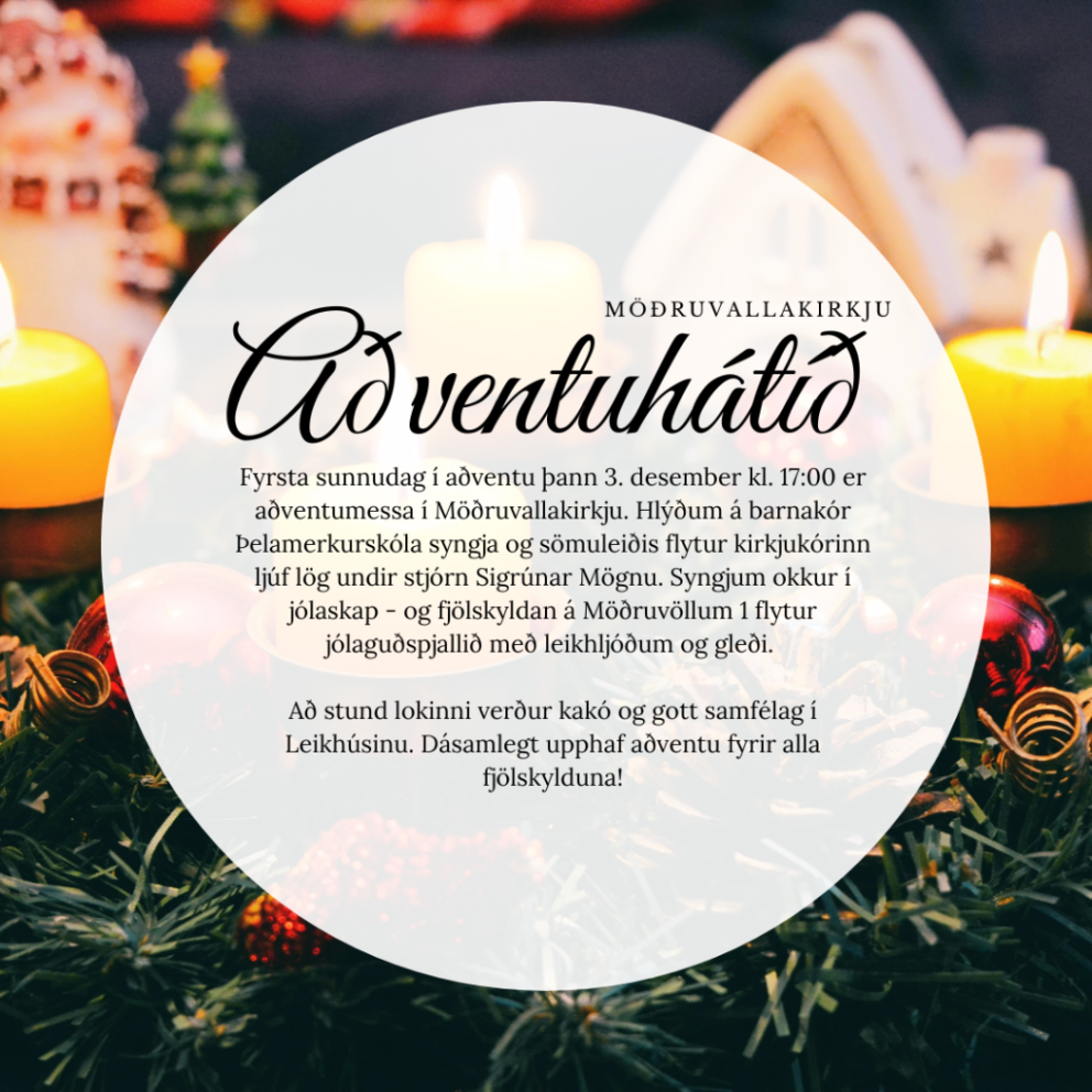 Aðventuhátíð í Möðruvallakirkju