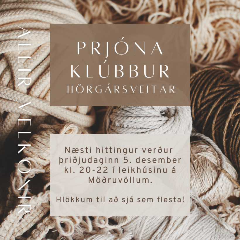 Prjónaklúbbur Hörgársveitar
