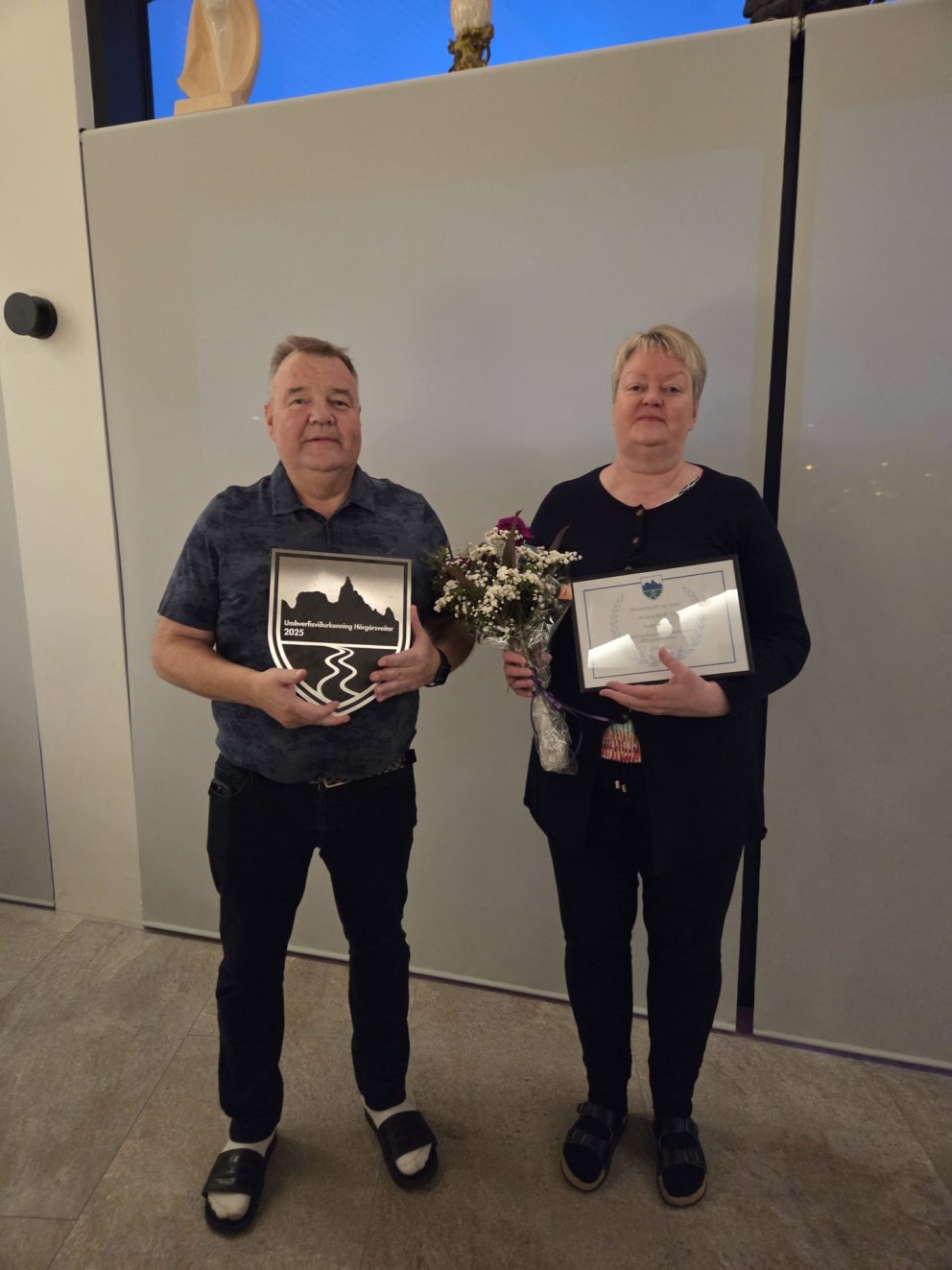 Aðalheiður og Jónas hlutu Umhverfisverðlaun Hörgársveitar 2025