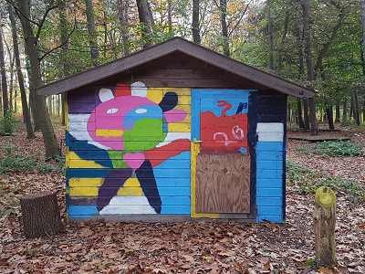 Mynd sem tekin var á útikennslusvæði De Wijnberg í haust.