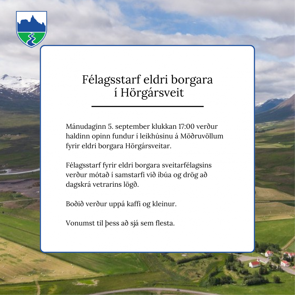 Félagsstarf eldri borgara