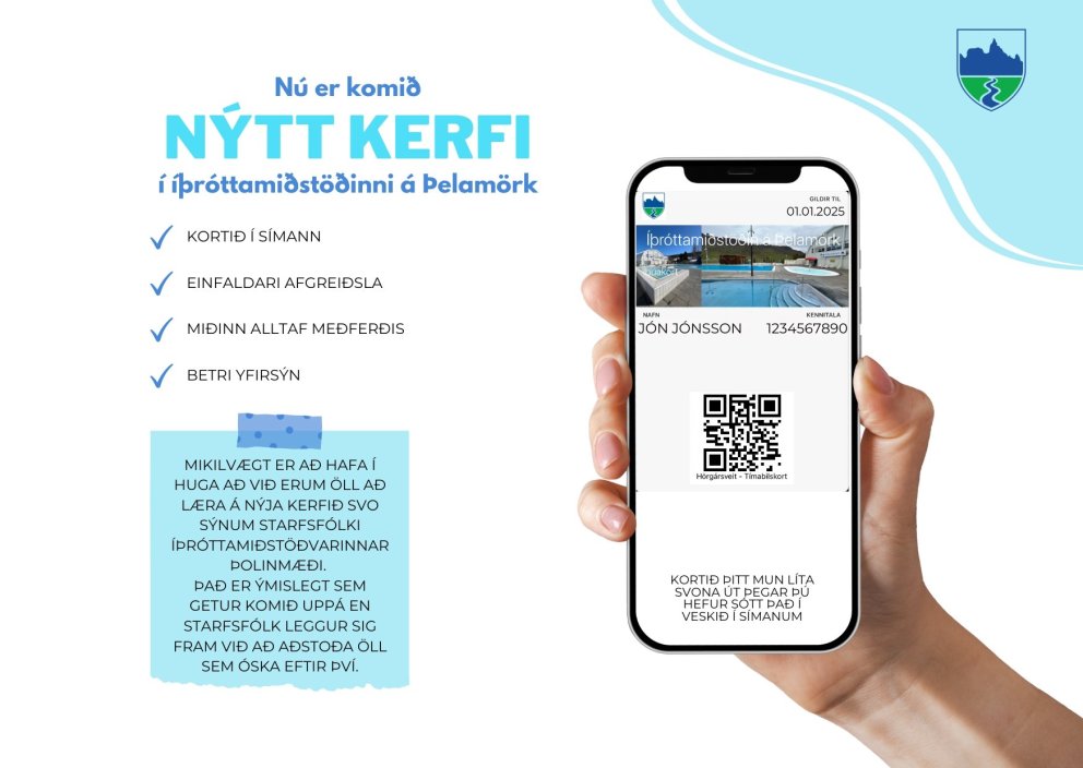 Ný afgreiðslukerfi í íþróttamiðstöðinni tekið í notkun 28. október