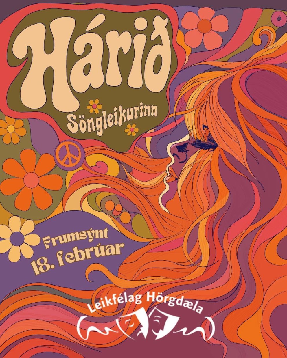 Leikfélag Hörgdæla setur upp Hárið