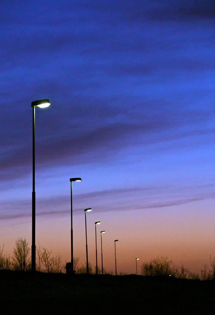 Ljósastaurar við heimreiðar