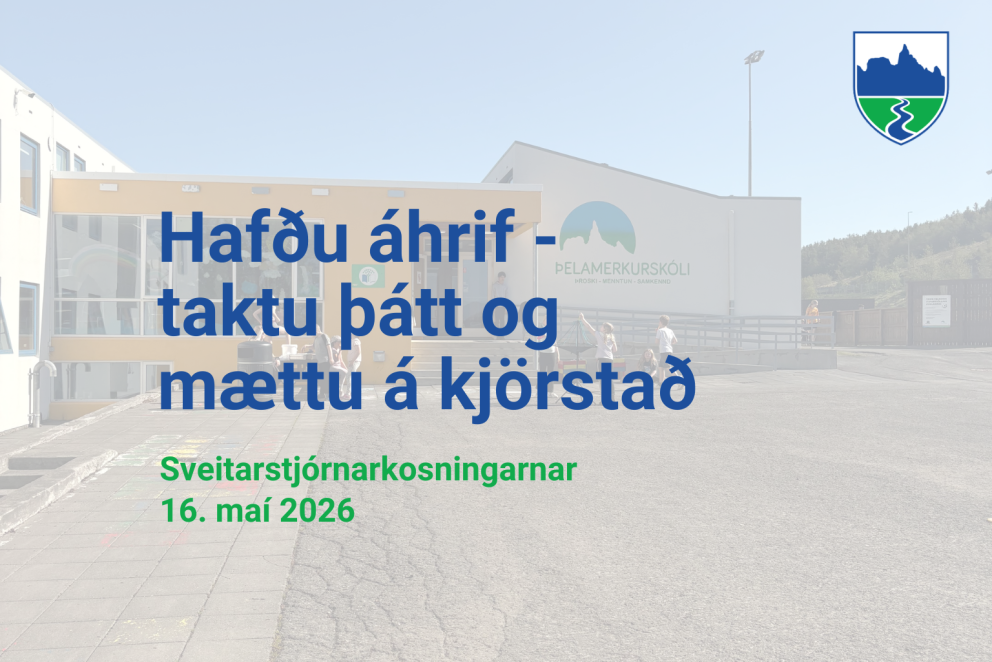 Hafðu áhrif – taktu þátt og mættu á kjörstað