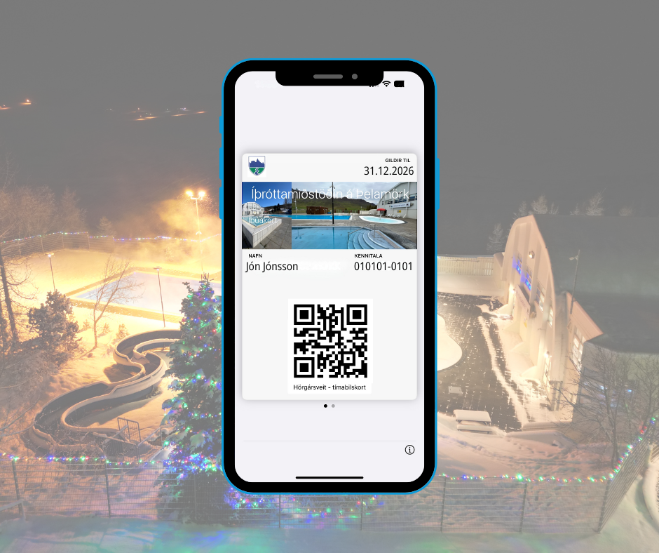 Kort í sund fyrir íbúa og aðra gesti