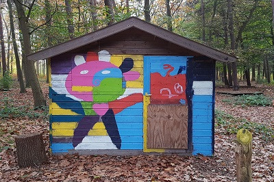 Mynd sem tekin var á útikennslusvæði De Wijnberg í haust.