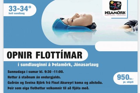 Opnir flottímar sunnudaga í sumar