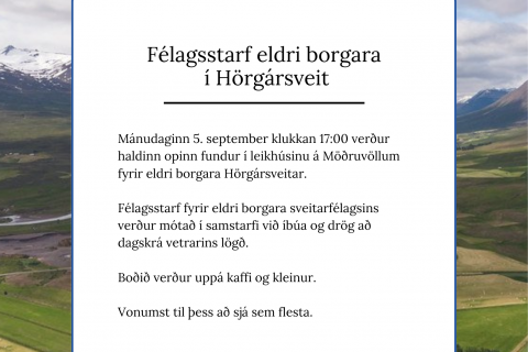 Félagsstarf eldri borgara