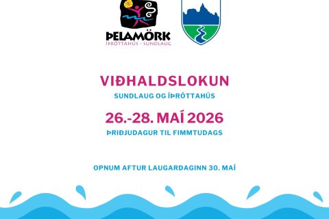 Viðhaldslokun í Jónasarlaug á Þelamörk